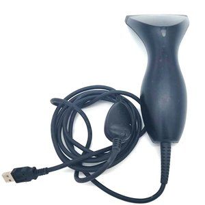 Unitech MS210-1BG Handheld USB Barcode Reader Scanner, Black